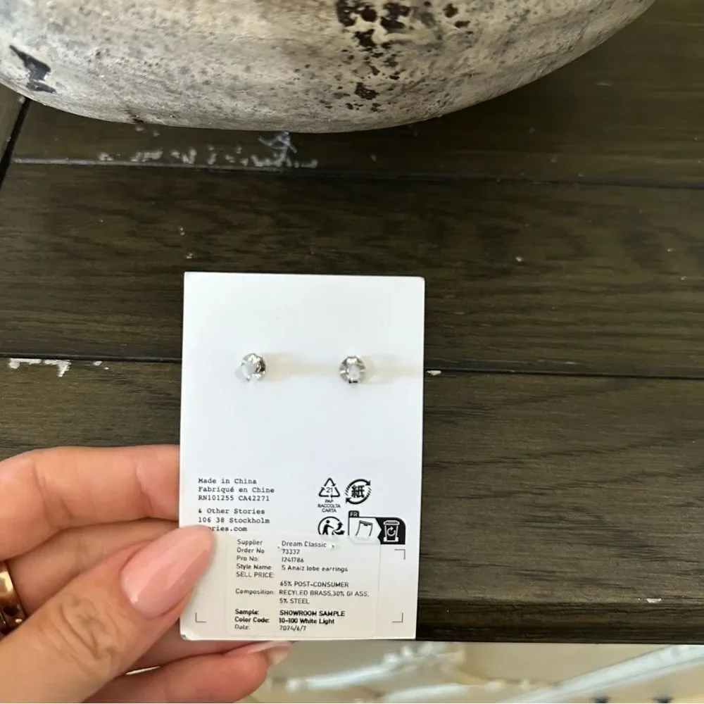 & Other Stories Earrings in Silver